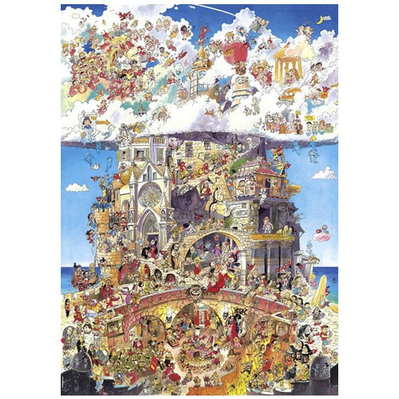 Puzzle - Prades: Heaven and Hell, 1.500 piese | Heye