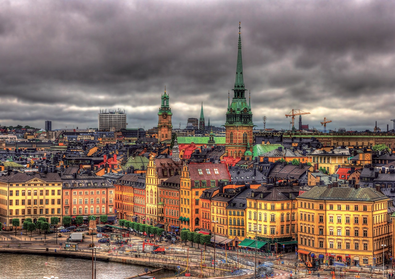Puzzle 1000 piese,Views of Stockholm | Educa