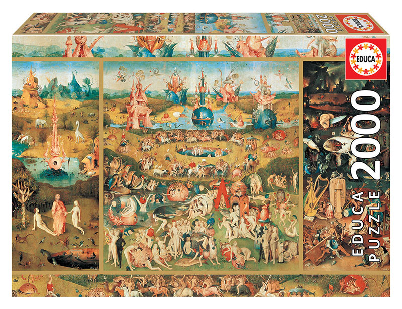 Puzzle 2000 piese - The Garden of Earthly Delights | Educa