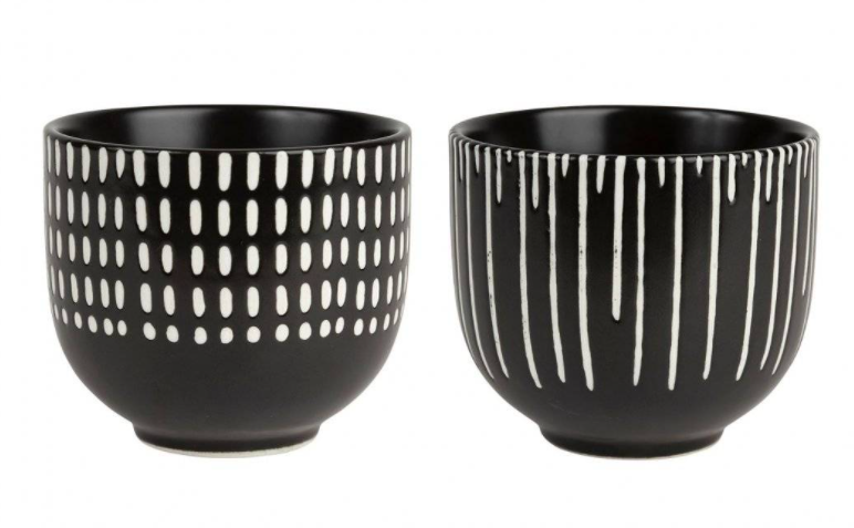 Ceasca pentru espresso - Cosmos Black and White - Modele diferite