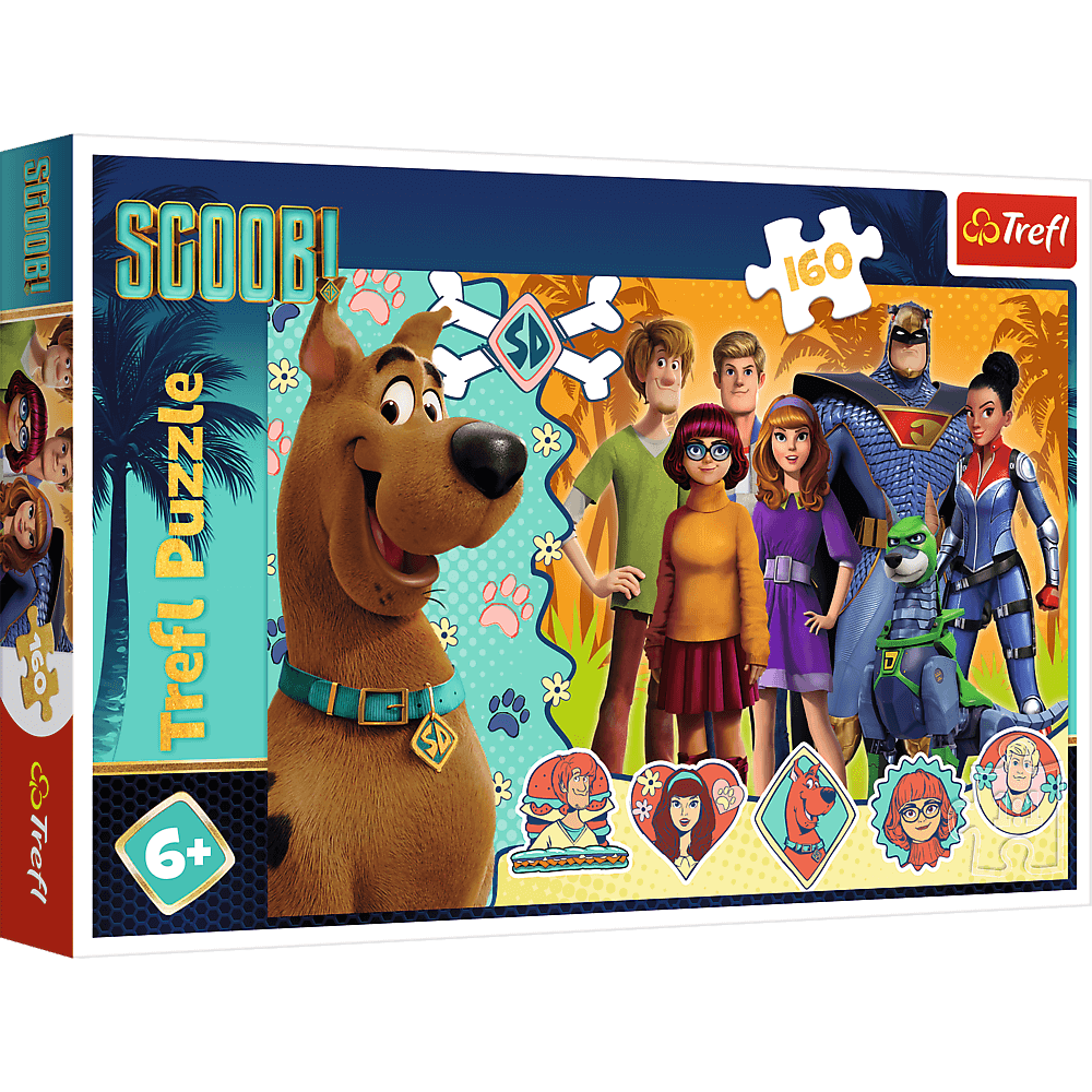 Puzzle 160 piese - Scooby Doo in Actiune | Trefl