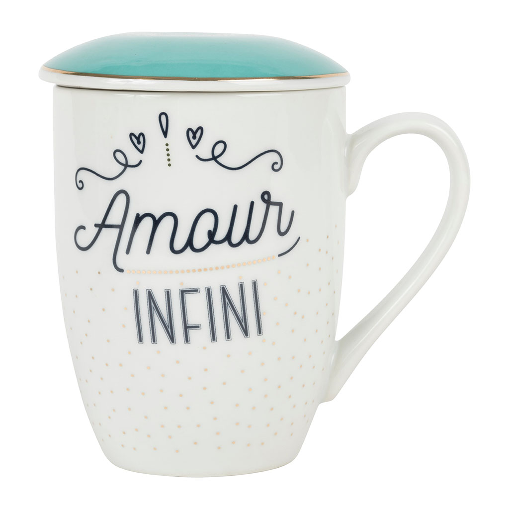 Cana cu sita si capac - Amour Palabras 375ml