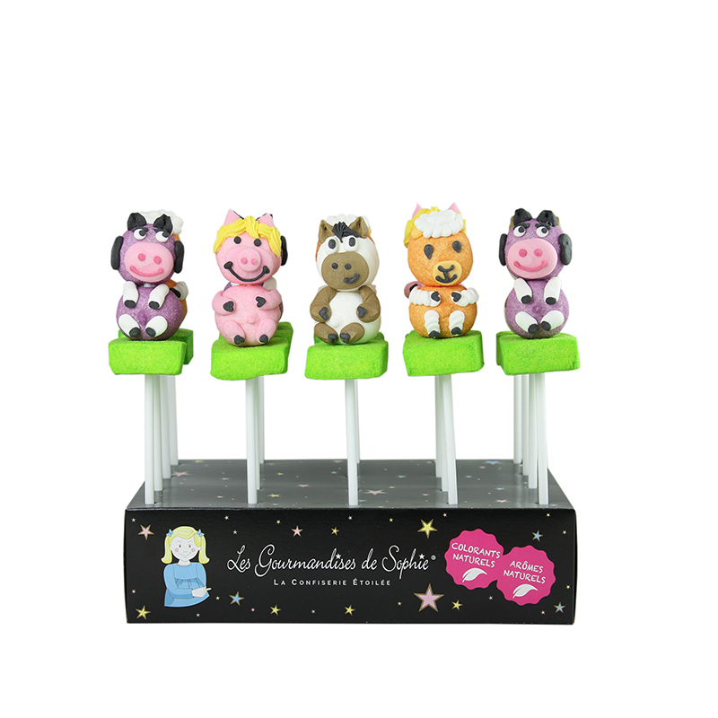 Bezele - Brochettes Guimauves 4 Animaux (mai multe modele) | Les Gourmandises de Sophie - 1 | YEO