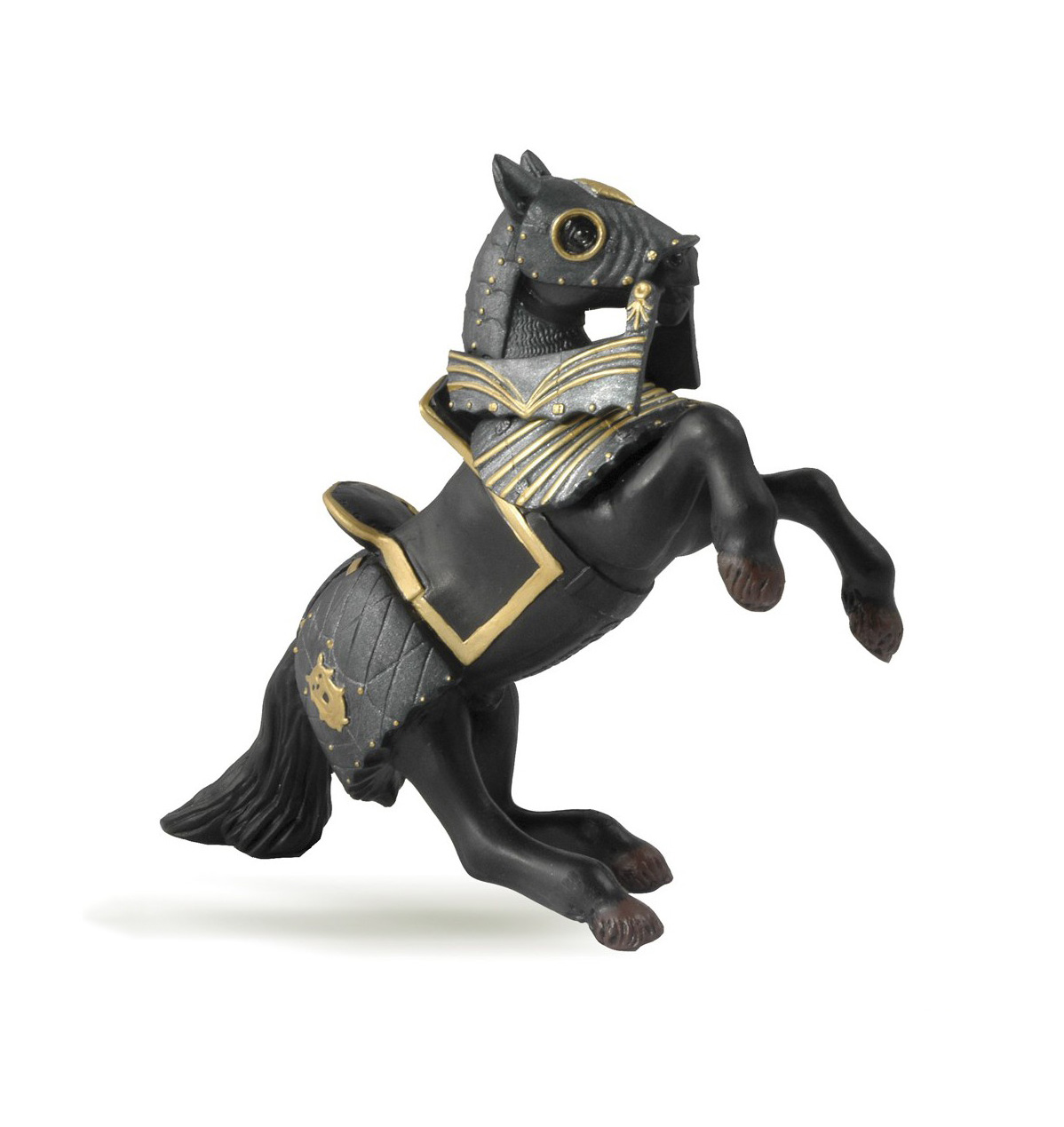 Figurina - Knight in black armour horse | Papo