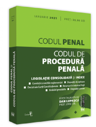 Codul penal si Codul de procedura penala | Dan Lupascu carturesti.ro Carte