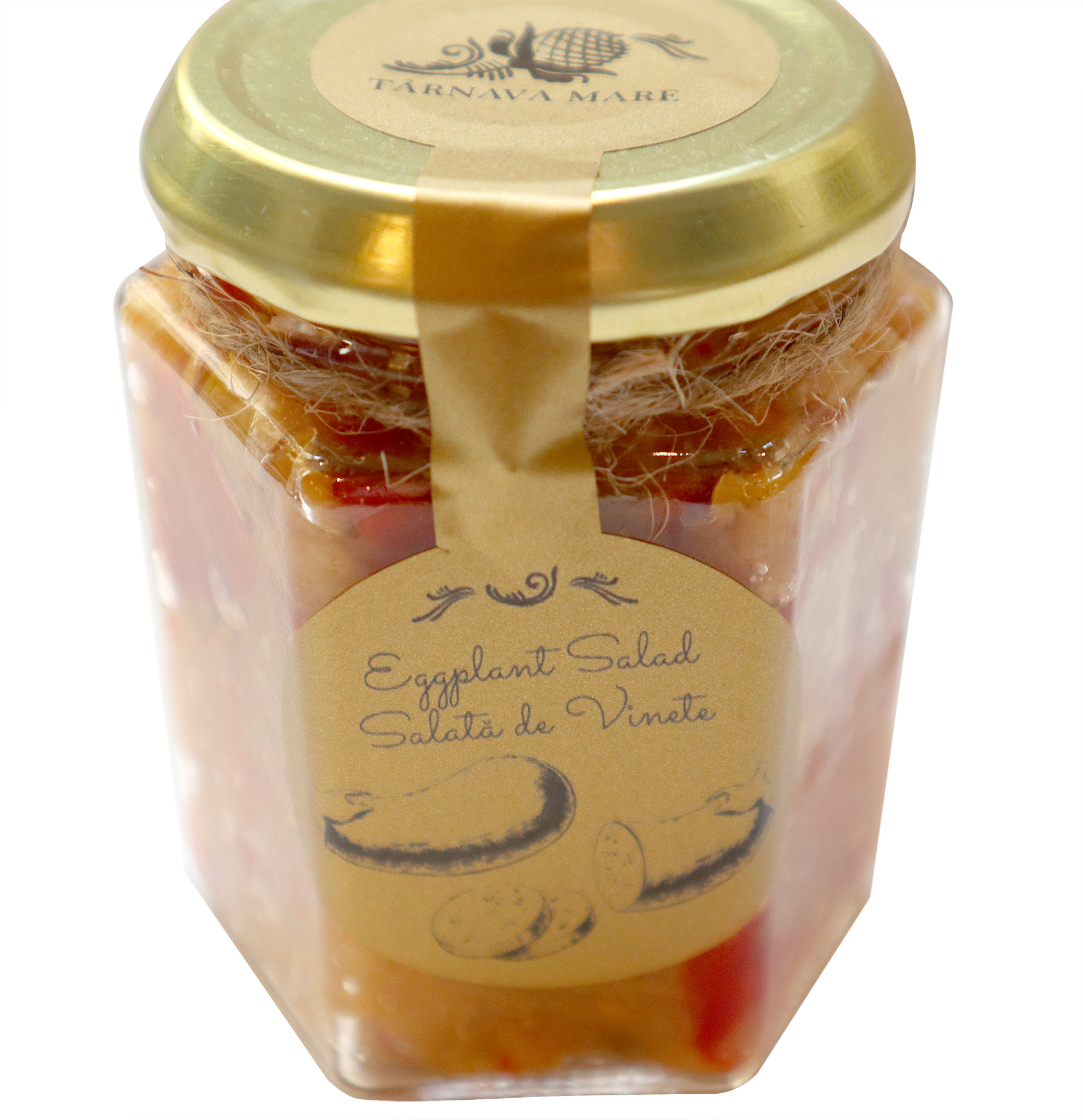 Salata de vinete cu ardei capia, 200 g | Fruleco