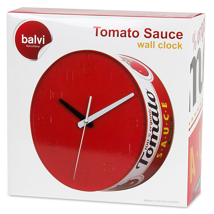 Ceas de perete - Tomato Sauce | Balvi - 1 | YEO