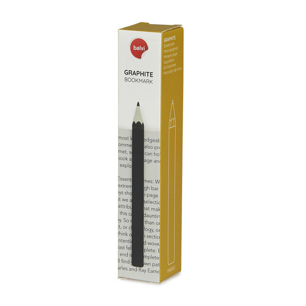 Semn de carte - Graphite Pencil - Black | Balvi - 1 | YEO