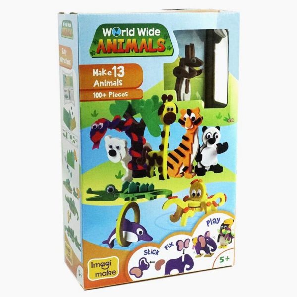 Puzzle din spuma - World Wide - 3D Animals | ImagiMake