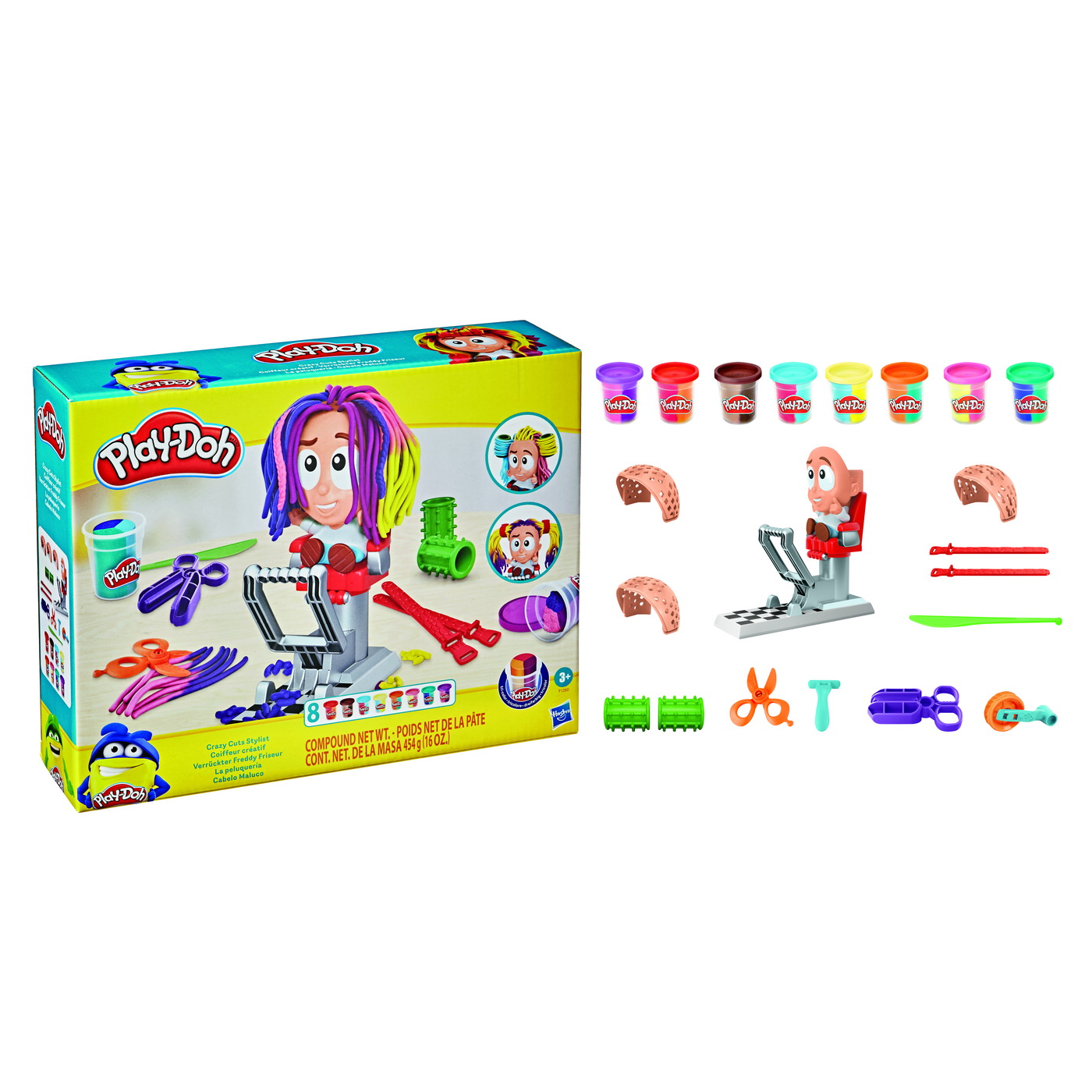 Set plastilina - Play-Doh: Crazy Cuts Stylist | Hasbro - 6 | YEO