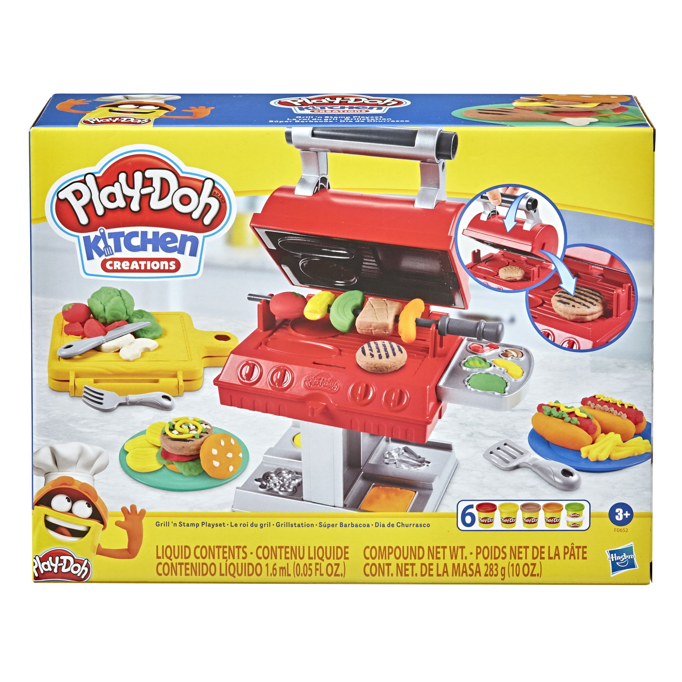 Set plastilina - Play-Doh Kitchen Creations: Grill \'n Stamp | Hasbro - 5 | YEO