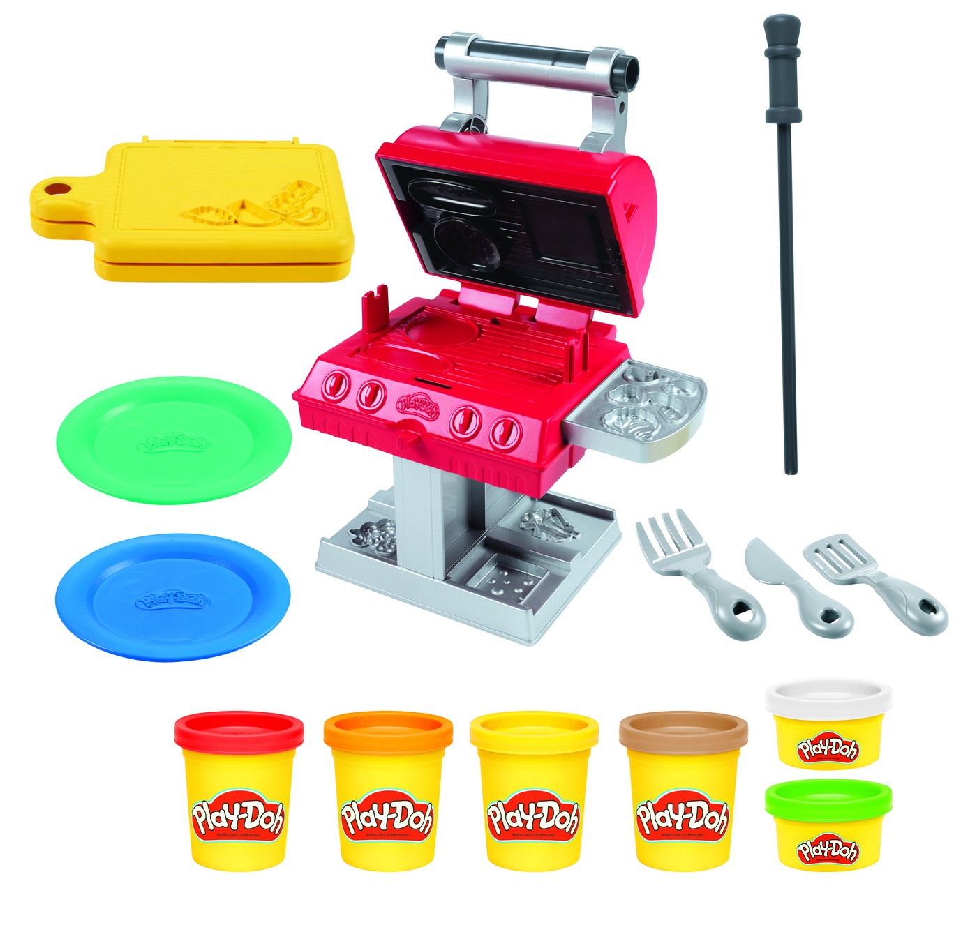 Set plastilina - Play-Doh Kitchen Creations: Grill \'n Stamp | Hasbro