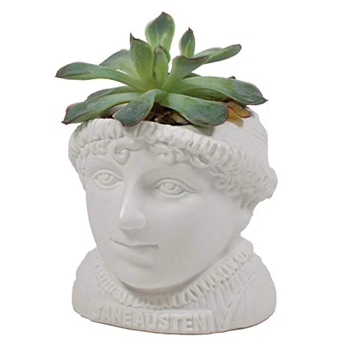 Ghiveci - Jane Austen Bust Succulent Planter | The Unemployed Philosophers Guild