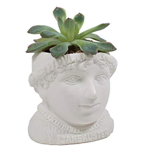 Ghiveci - Jane Austen Bust Succulent Planter | The Unemployed Philosophers Guild - 1 | YEO