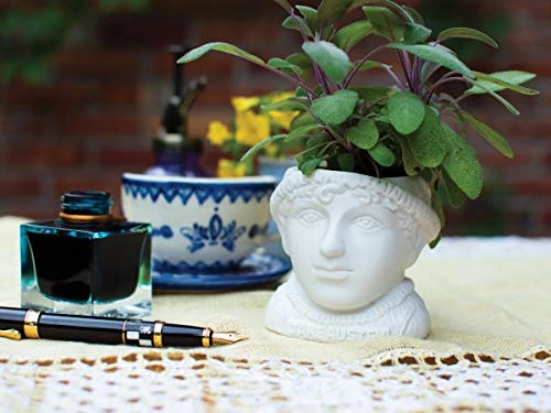 Ghiveci - Jane Austen Bust Succulent Planter | The Unemployed Philosophers Guild - 3 | YEO