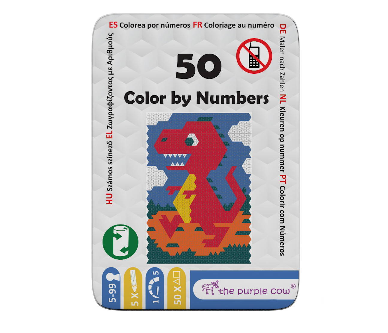 Joc - Fifty - Color By Numbers | The Purple Cow
