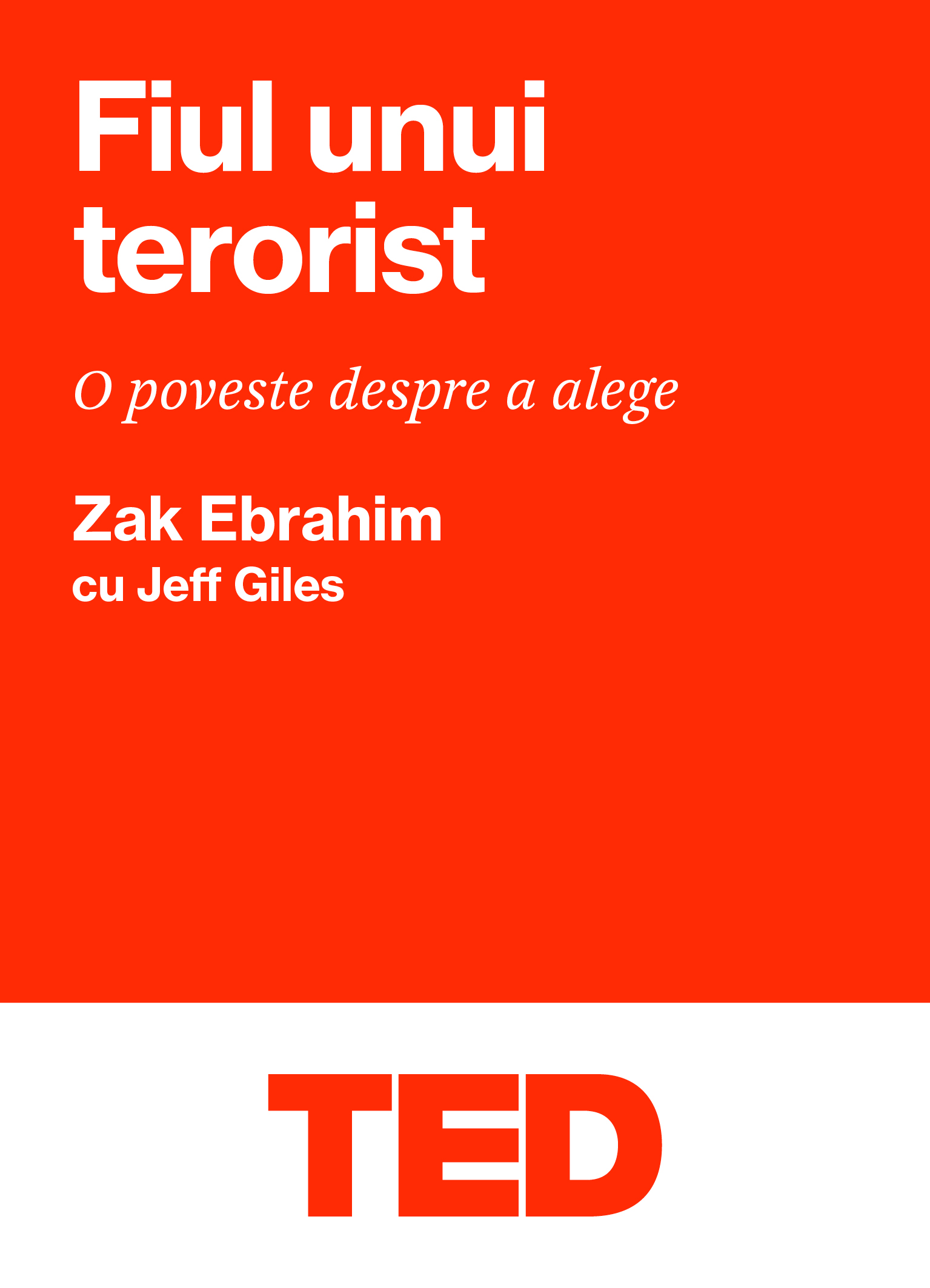 TED – Fiul unui terorist | Zak Ebrahim Black Button Books