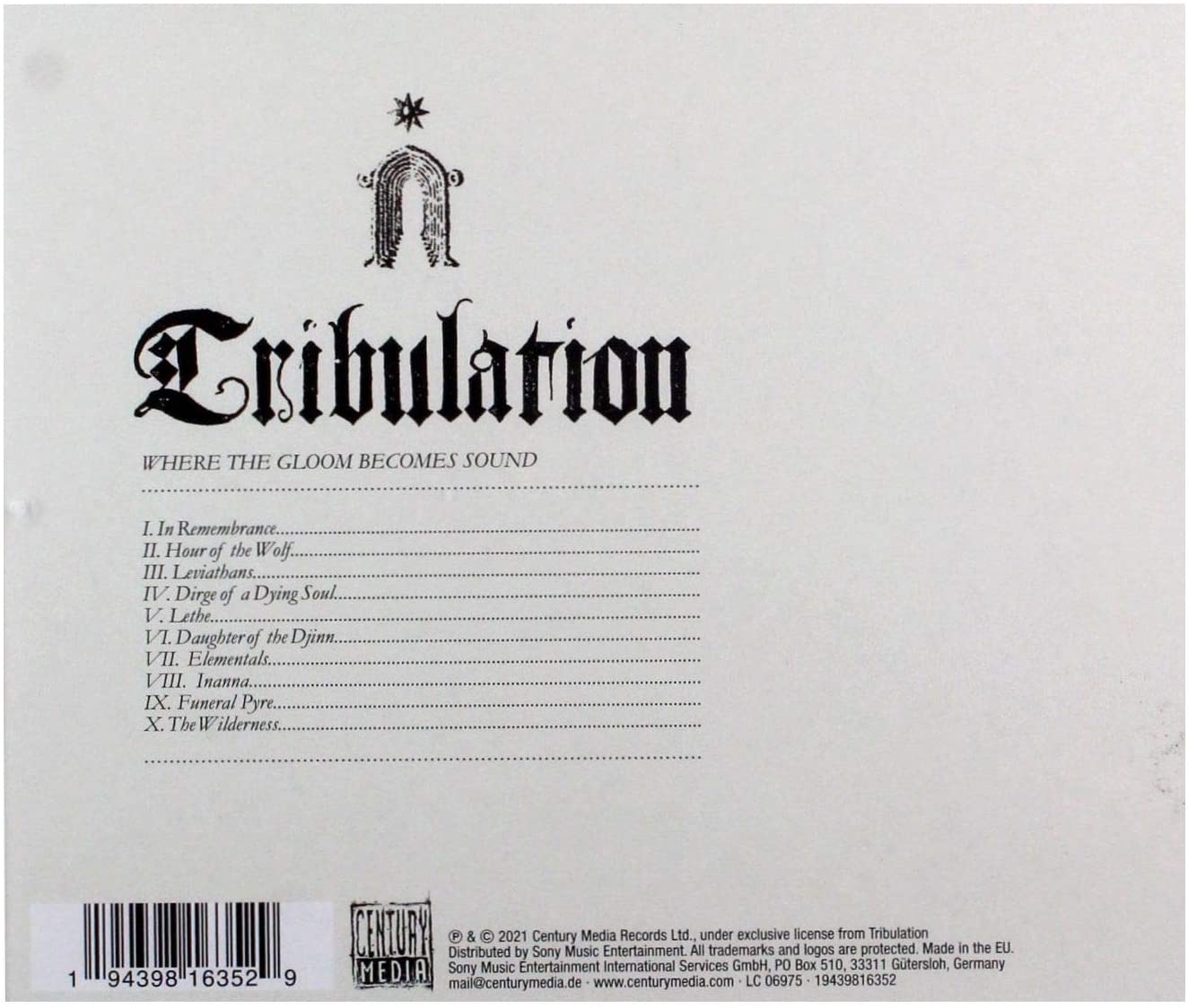 Where the Gloom Becomes Sound | Tribulation