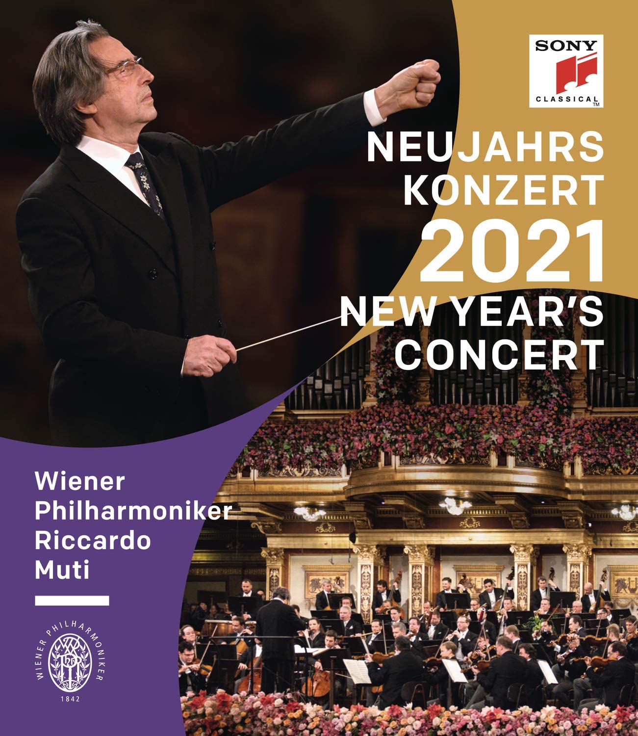 Neujahrskonzert / New Year's Concert 2021 (Blu-ray Disc) | Wiener Philharmoniker, Riccardo Muti