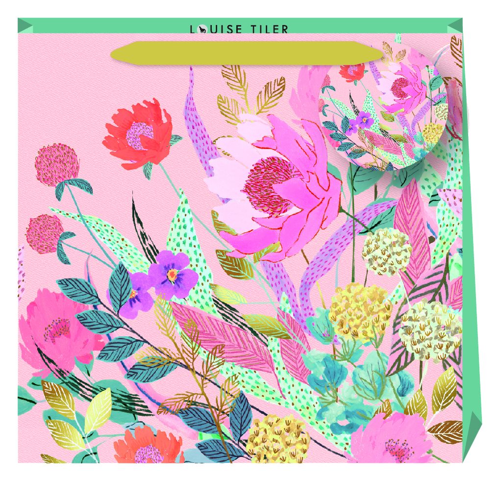 Punga cadou - Louise Tiler: Party Floral, medium bag | Penny Kennedy