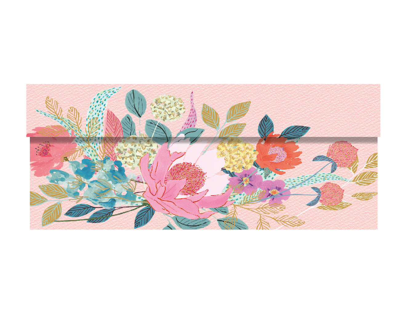 Cutie cadou - Louise Tiler: Party Floral, medium box