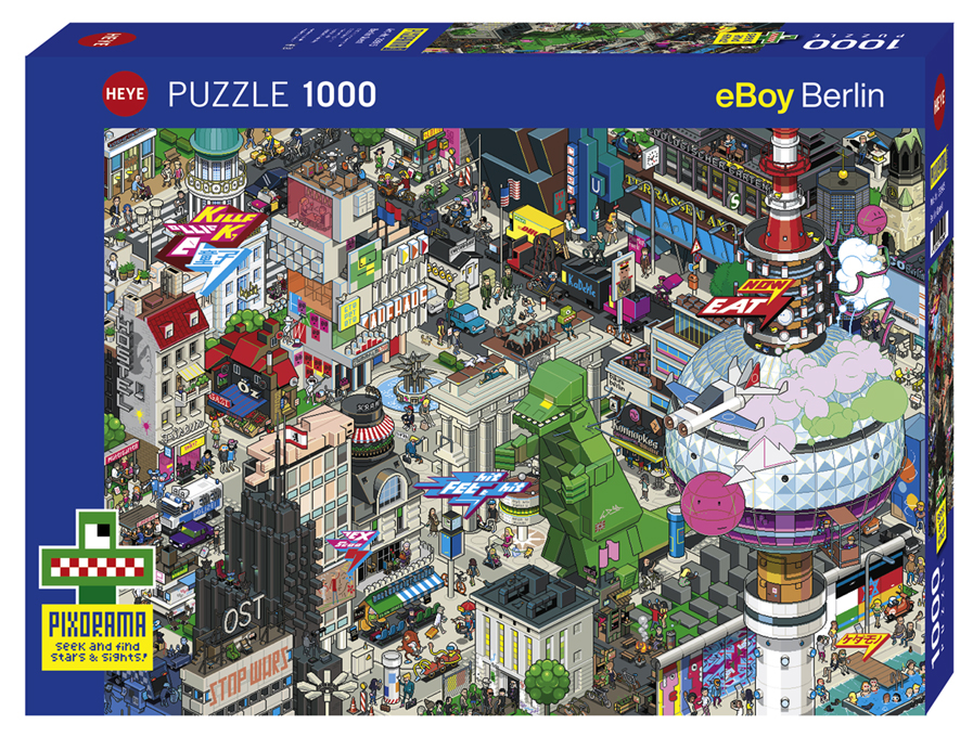 Puzzle 1000 piese - Intrecerea Berlinului | Heye