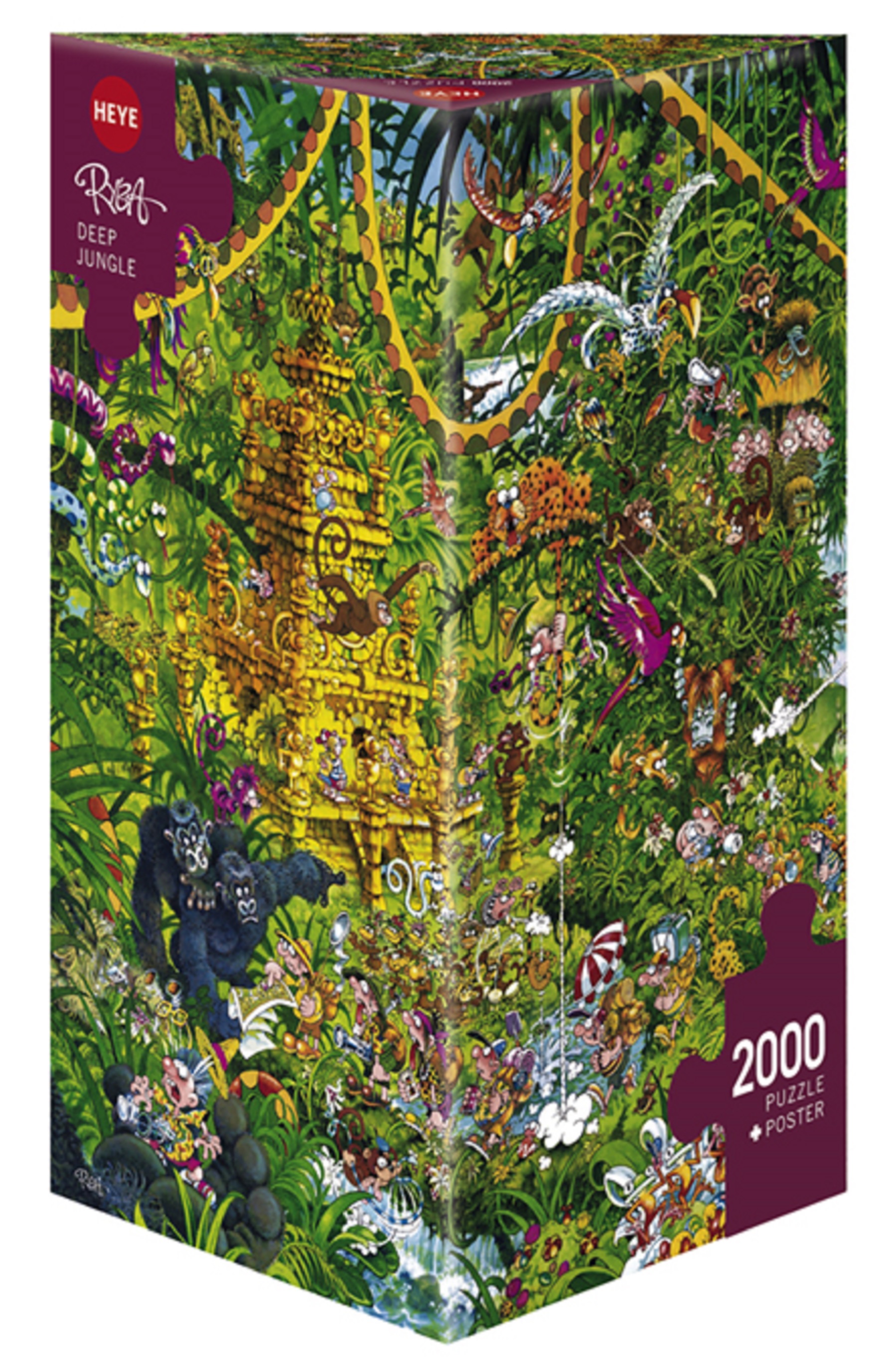 Puzzle 2000 piese - Jungla | Heye