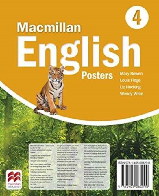 Macmillan English 4 Poster | Mary Bowen, Louis Fidge, Liz Hocking, Wendy Wren