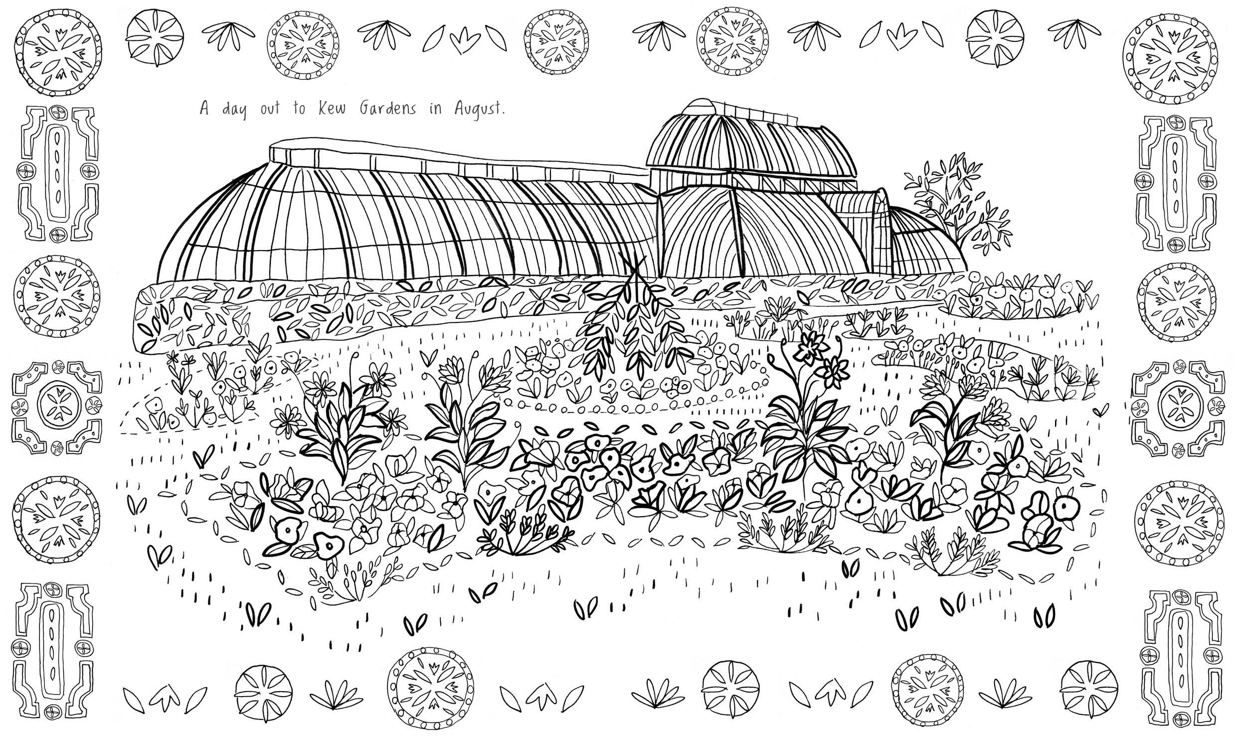 Kew a Year in the Garden Colouring Book (Chameleons) | Howard Hughes - 3 | YEO