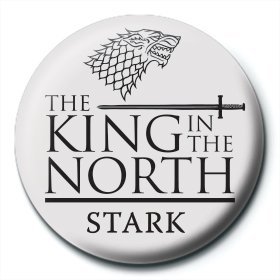  Insigna - Game of Thrones , King in the North | Pyramid International 
