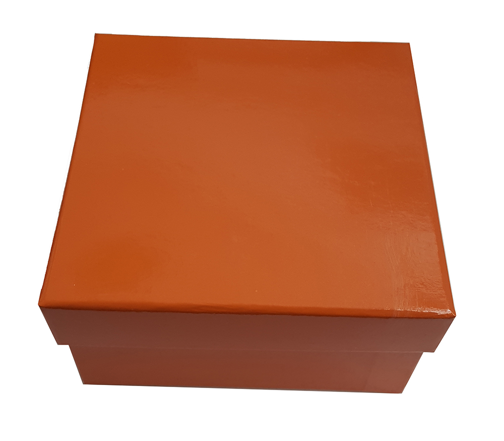 Cutie pentru cadouri - Portocaliu - 11.5 cm | Meridian Import Company