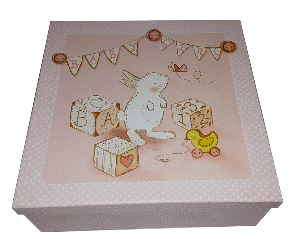 Cutie medie pentru cadouri - Pink Rabbit | Meridian Import Company