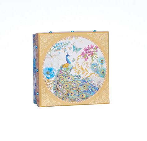 Cutie pentru cadou - Floral Peacock, mare | Meridian Import Company
