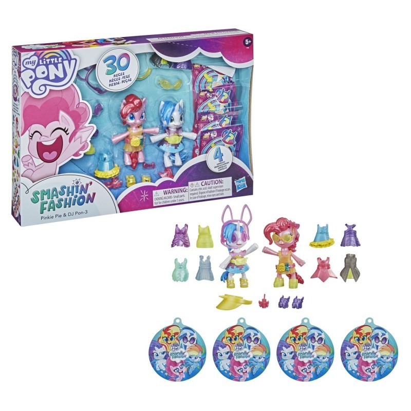 Set figurine - My Little Pony: Smashin\' Fashion - Pinkie Pie & DJ Pon-3 | Hasbro - 7 | YEO