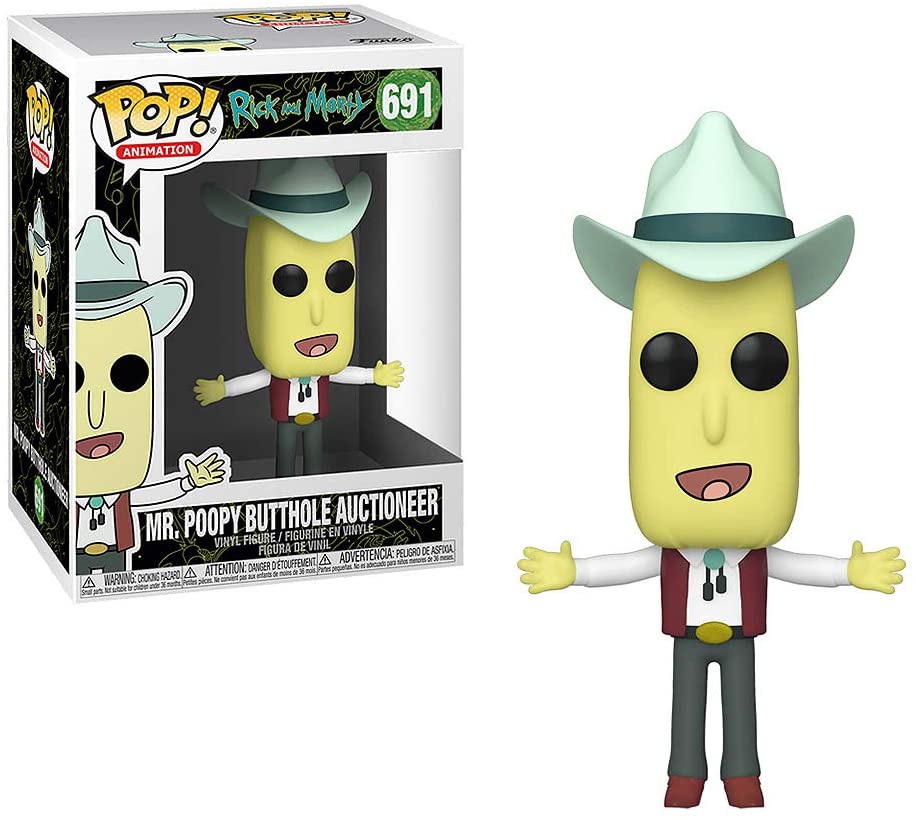 Figurina - Rick and Morty - Mr. Poopy Butthole Auctioneer | FunKo