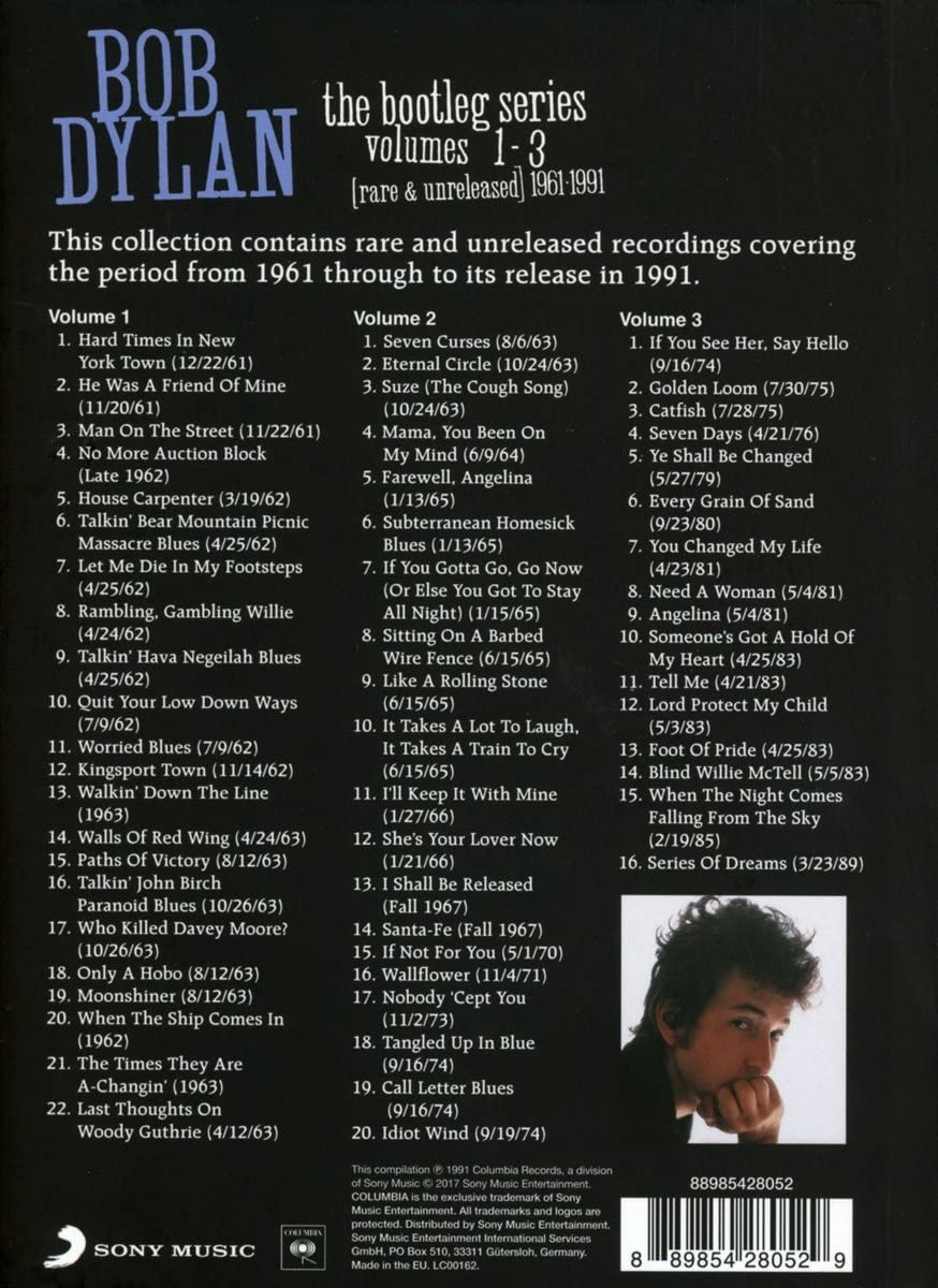 The Bootleg Series Volumes 1 - 3 (Rare & Unreleased) 1961-1991 (Bookset) | Bob Dylan - 1 | YEO