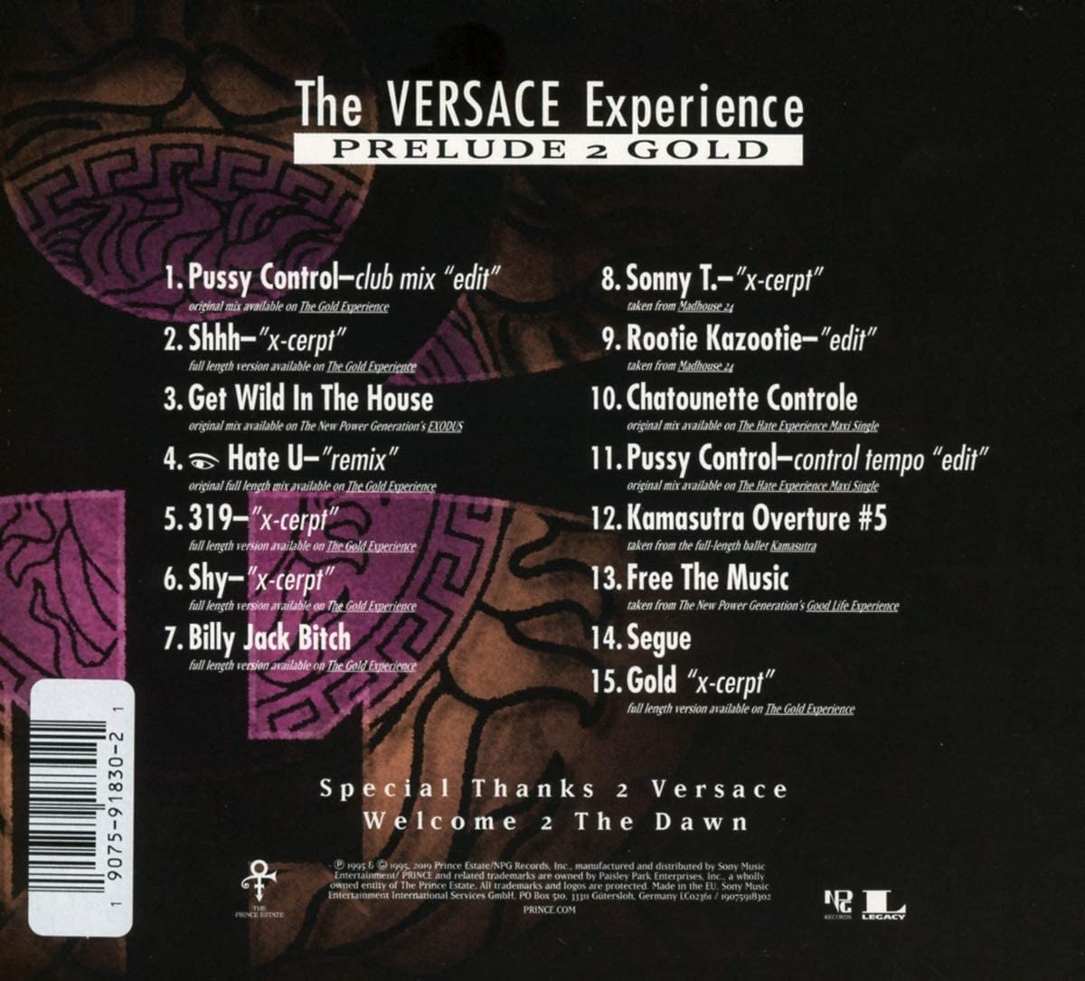 The Versace Experience (Prelude 2 Gold) | Prince