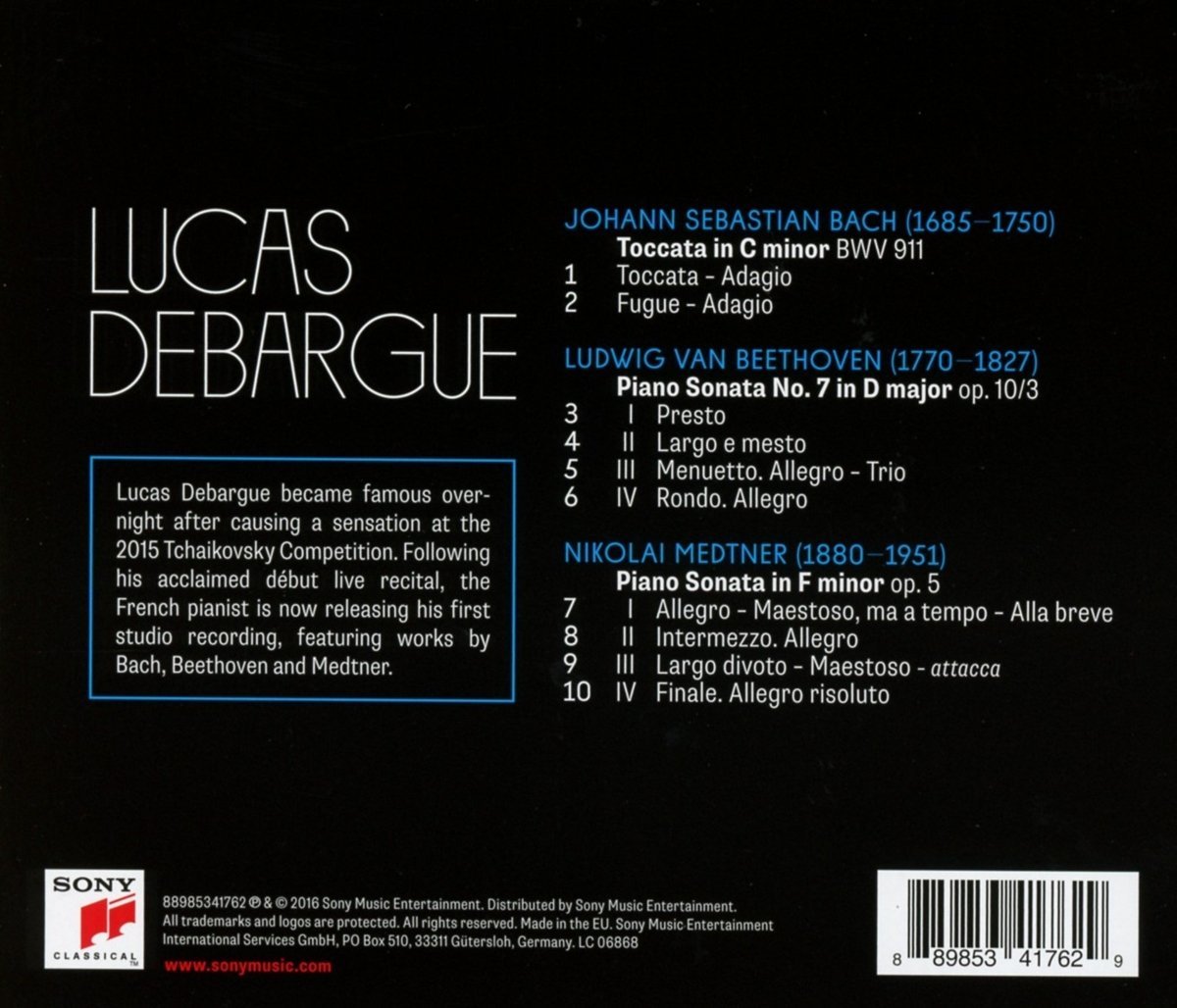 Bach, Beethoven, Medtner | Lucas Debargue - 1 | YEO