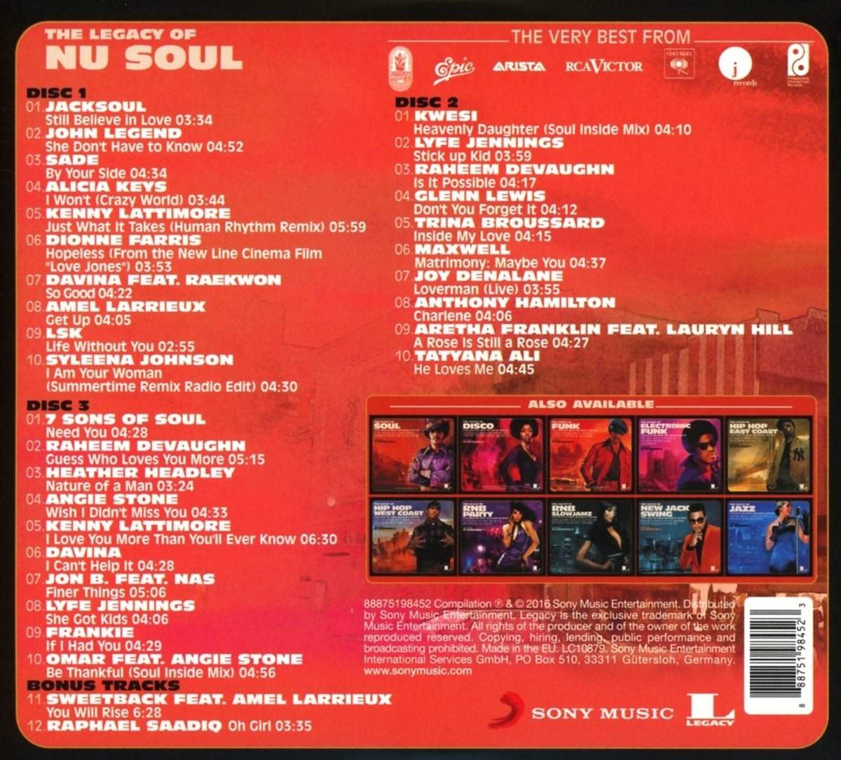 The Legacy Of Nu Soul | Various Artists - 1 | YEO