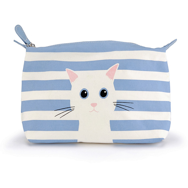 Geanta pentru cosmetice Blue Cotton - Cat | Catseye