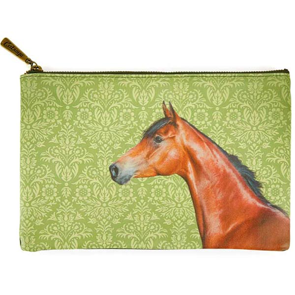 Geanta pentru cosmetice Large Flat - Horse | Catseye