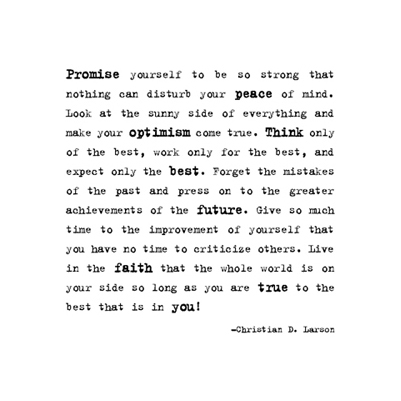 Felicitare - Promise Yourself | Quotable Cards