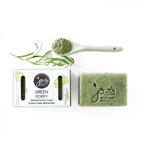 Sapun natural - Green Poppy - Exfoliant | Jovis