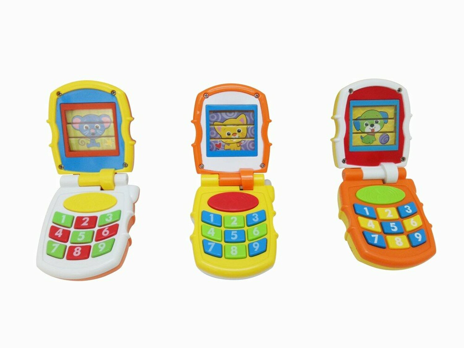 Jucarie - Telefon mobil cu lumini si sunete - mai multe culori | Hola Toys