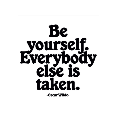 Felicitare - Be yourself | Quotable Cards