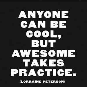 Magnet - Anyone can be cool | Quotable Cards