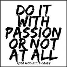 Magnet - Do It With Passion | Quotable Cards