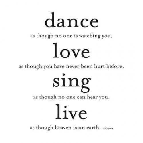 Magnet - Dance, Love, Sing... | Quotable Cards