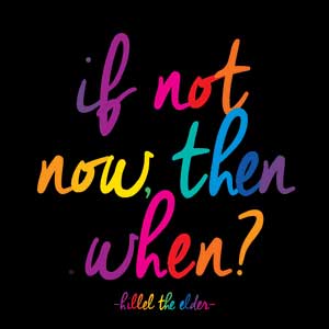 Magnet - If Not Now then When | Quotable Cards