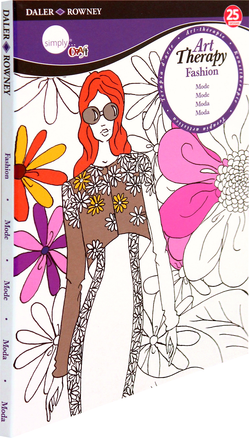 Carte de colorat - Daler Rowney Art Therapy Colouring Book: Fashion | - 1 | YEO